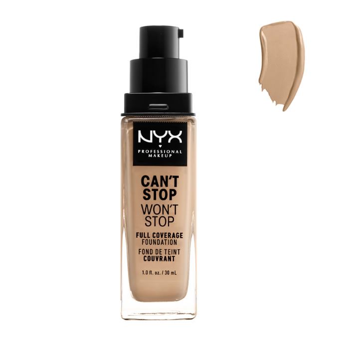 

Nyx Can t Stop Won t StopFull Coverage Foundation Buff 30 мл