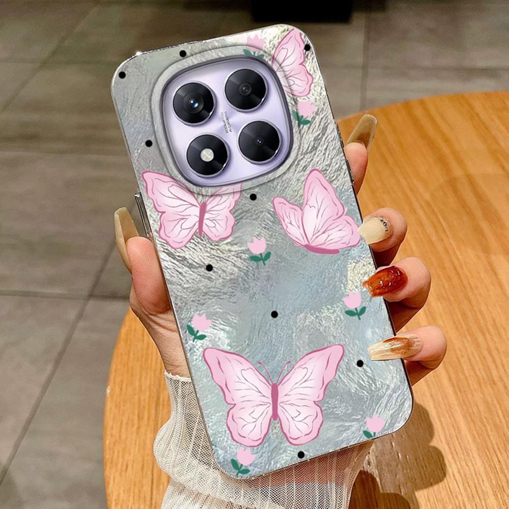 

Colorful Leopard Print Gradient Glacier Pattern For Redmi Note 14 Pro Pro+ 5G 14C A5 A3 A3X Poco C75 C71 C61 X7 Phone Case Cover Redmi Note 14 Pro