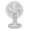 Small Desktop Fan USB Charging Adjustable Wind Speed 30 Degrees Rotatable Silent 1200mAh Mini Fans for Students