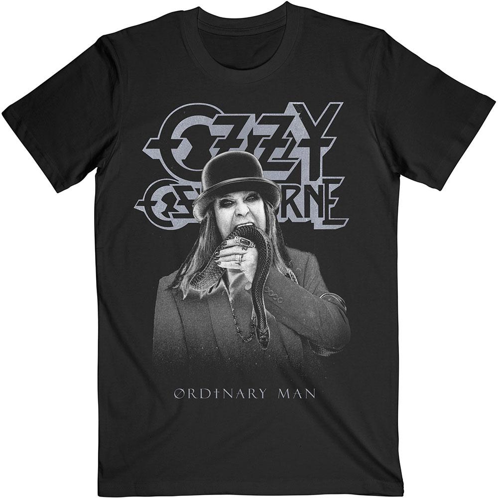 Ozzy Osbourne Unisex dospělý Obyčejný muž hadí bavlněné tričko