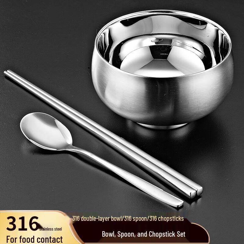 YUTAI 316 Stainless Steel Dinnerware Set