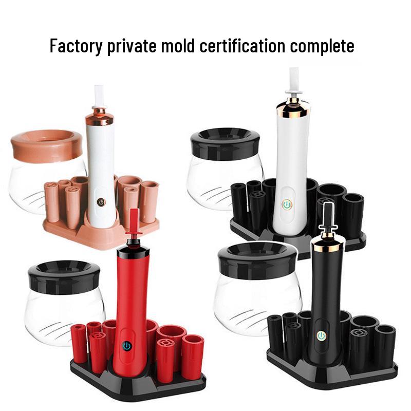 Elektrischer Make-up-Pinselreiniger & Schnelltrockner für Wimpernverlängerungen