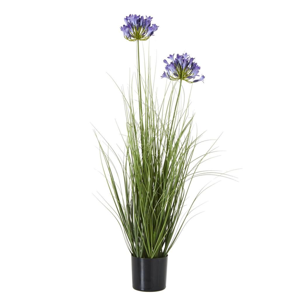 Hill Interiors Agapanthus Artificial Potted Plant
