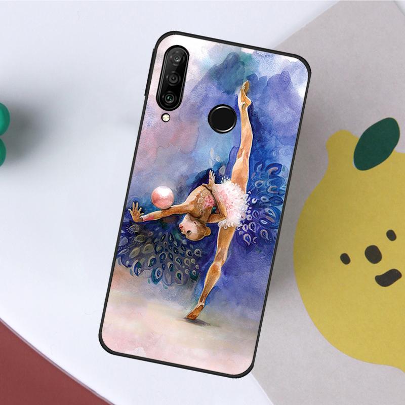 Gymnastics Oil Painting For Huawei Nova 5T 9 10 SE 7i 8i 11i 12i Y60 Y61 Y70 Y72 Y73 Y90 Y91 P20 P40 P30 Lite Case