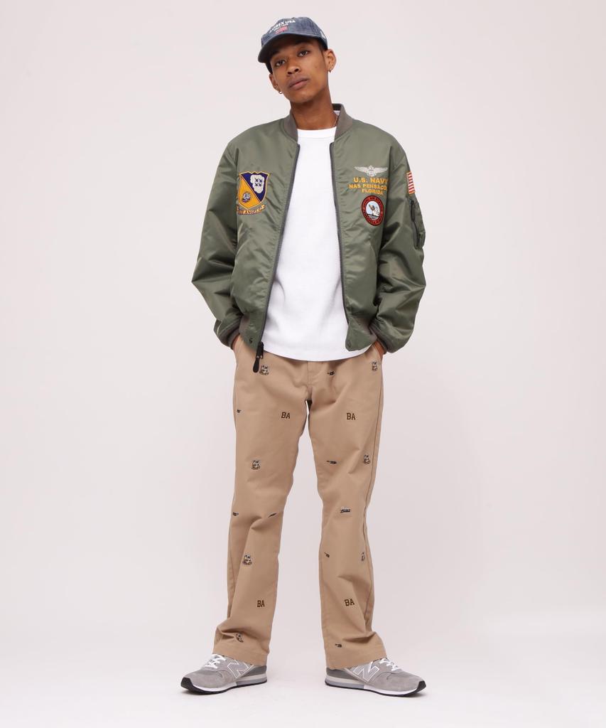 Jacket BLUE ANGELS Blue Angel M 401 Sage [AVIREX] L-2 F-14 / L-2 F-14 / 783-4152003 Men's