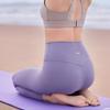 Li Ning Fitness Series Solid Color Yoga Leggings Women Leggings Purple AULS056-7