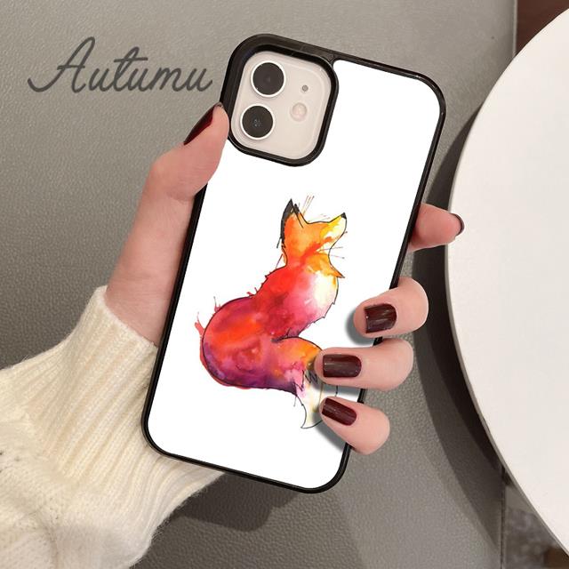 Urocze kreskówkowe zwierzątko Czerwone etui foArt na telefon dla iPhone 11 12 13 14 Pro Max mini XR XS SE 2020 7 8 Plus Galaxy S21 S22 Pokrowiec skorupa