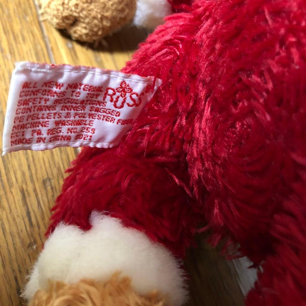 [USED] RUSS Santa Claus Teddy Bear Plush Toy