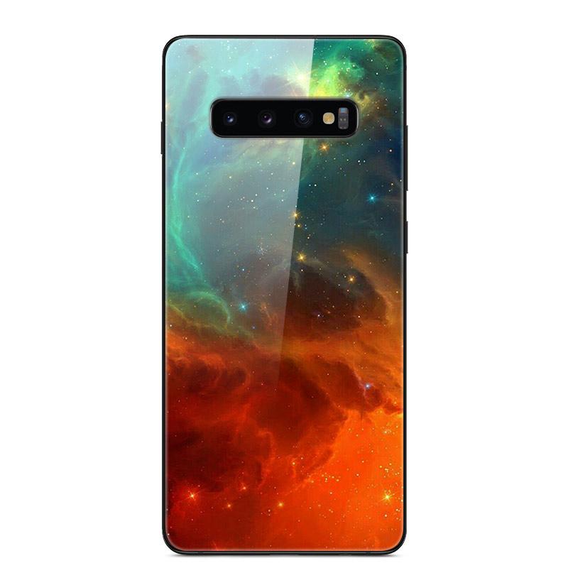 For Samsung S10 Plus Case Tempered Glass Hard Phone Back Cover Coque For Samsung Galaxy S10E S 10 5G S10plus Bumper Cases Capa