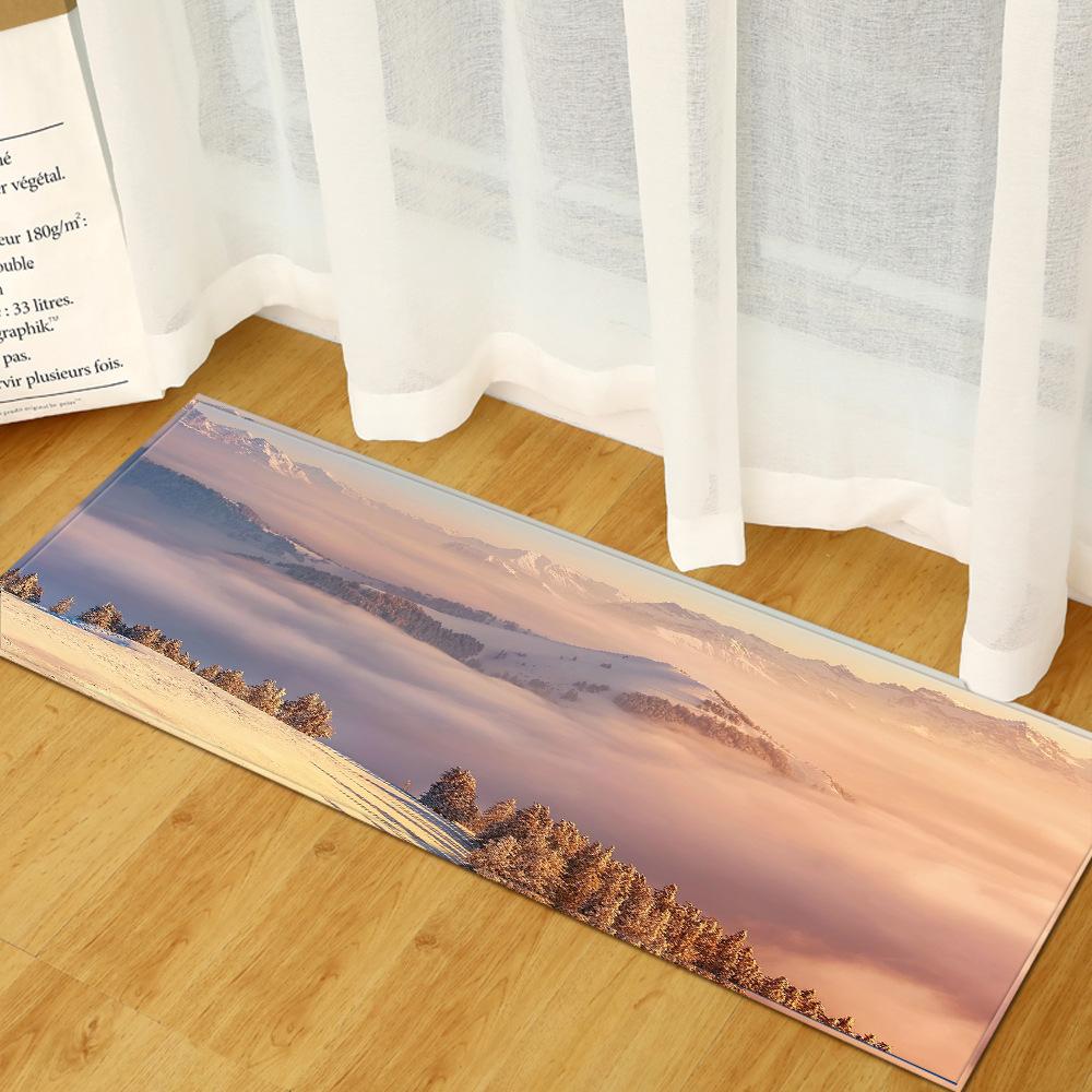 Fresh Entrance Door Mat Bathroom Absorbent Floor Mat Bedroom Living Room Bedside Blanket Carpet