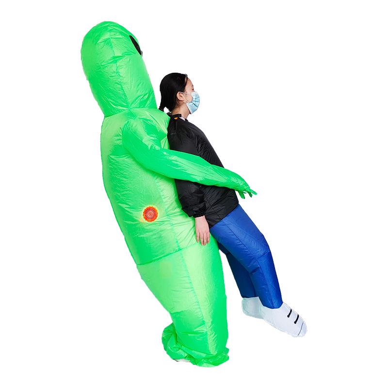 Halloween Inflatable Ghost Hugging Costume - Funny Alien Prop for Party Performances