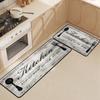 Tableware Pattern Kitchen Runner Rug Non-slip Doormat Kitchen Carpet Floor Mat  Entrance