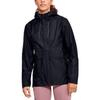 Under Armour Jednofarebná športová vetruodolná priedušná bunda s kapucňou Dámska bunda Čierna 1350954-001