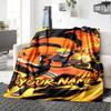 Naruto Character Personalized Text Blanket Lightweight Personalized Blanket Comfortable Great for Chair Office Nap Office Chair Four Seasons Universal