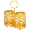 Chopsticks Holder Exquisite Space-saving Wrought Iron Hollow Design Utensil Caddy for Kitchen