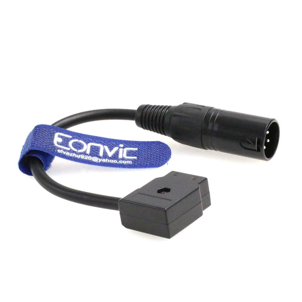 Eonvic D-TAP Female to XLR 4-Pin Male Adapter Cable 20cm