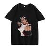 Seonghwa Mittelfinger Meme Klassisches ateez T-Shirt Herren Damen Oversized 100% Baumwolle lustig Kurzarm Sommerdruck Unisex Oberteile