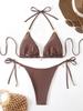 Sexy Triangle Micro Bikini 2026 Women's Swimsuit Beachwear Bathing Suit Woman Summer Thong Bikinis Set Two-piece Female Swimwear
