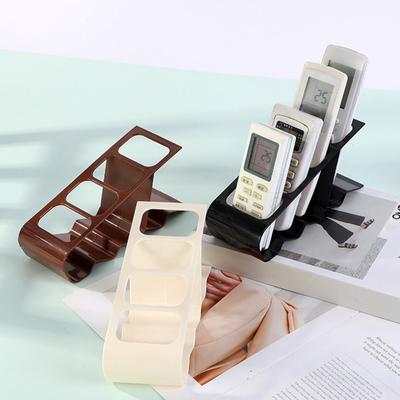 Desktop Storage Rack Remote Control Holder Multiple Compartments Space-Saving Stationery Mobile Phone Organizer