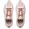 New LiNing Cushioning Slip Resistant Abrasion Resistant Breathable Low Top Running Shoes Women's White Pink ARSU068-4
