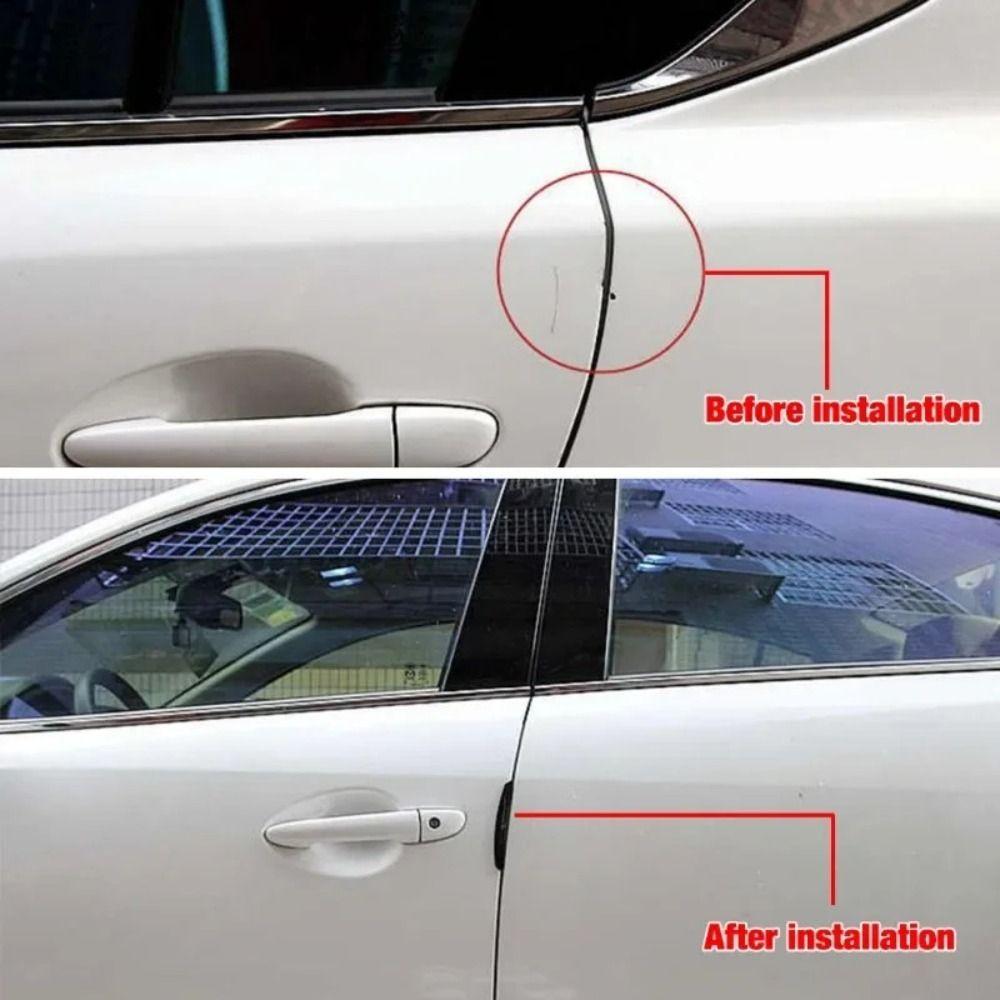 4Pcs Protective Car Door Anti-collision Stickers Universal Car Door Edge Guards  Car