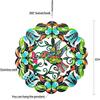 A20F-Bird Metal Wind Spinner Hanging Wind Spinner Suitable For Outdoor And Indoor Decoration, Rotating Wind Chimes