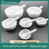 Porcelain Mortar and Pestle for Medicine and Herb Grinding