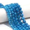 6 8 10mm Natural Apatite Stone Beads Blue Round Loose Spacer Beads For Jewelry Making DIY Crafts Bracelets Necklace Accessories