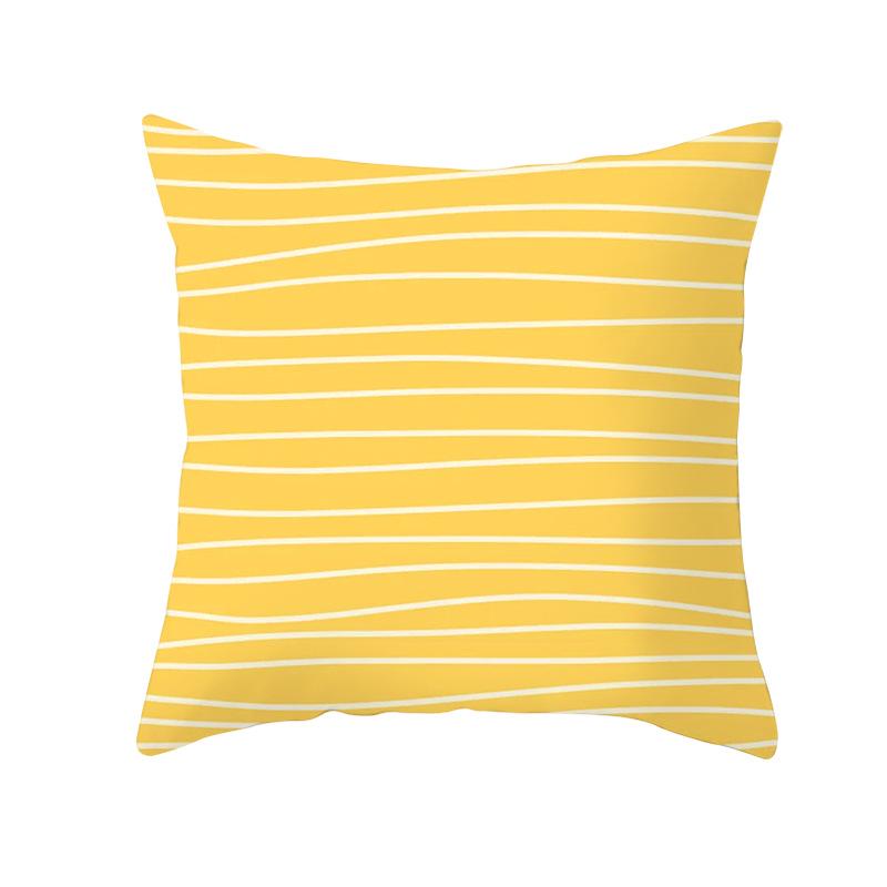 Summer Lemon Pillowcase Pineapple Leaf Peach Skin Velvet Home Living Room Bedroom Pillowcase