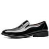 Mens Leather Shoes Slip Resistant Work Shoes for Hotel Staff Comfortable Casual Shoes for Middle Aged Elderly