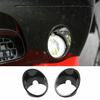 Exterior Front Fog Light Lamp Trim Cover For Dodge Challenger 09-14 Carbon Fiber