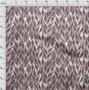 oneOone Cotton Cambric Dark Rose Brown Fabric Leaves Dress Material Fabric Print Fabric By The Yard 42 Inch
