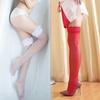 Women Sexy Transparent Lace Patchwork Stay Up Thigh High Nightclub Stockings