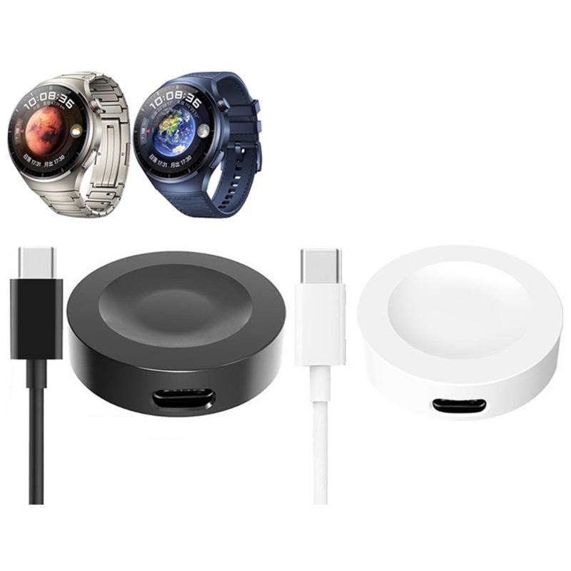 Portable Power Adapter Charger Rack Station Dock Bracket Base for Watch 4/4 Pro Smartwatch Magnetic USB Charging Cable