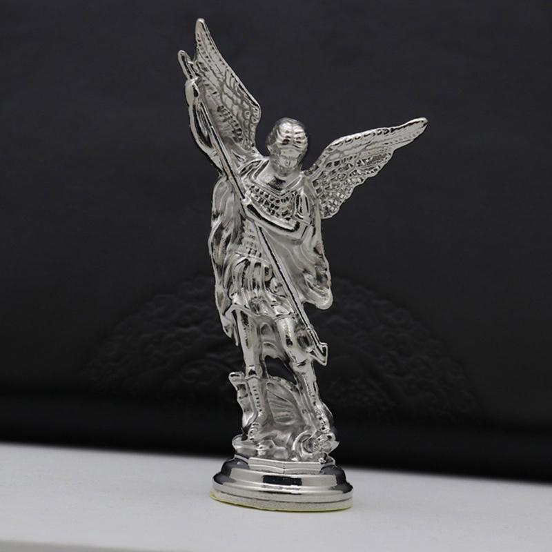 Modern Crafts Centerpieces Metal Statue Tabletop Office Guardian Ornaments Religious Guardian Decorations Photo