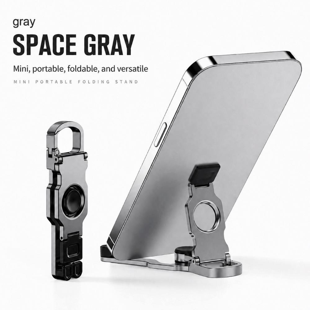 Anti-Slip Fidget Spinner Phone Stand Zinc Alloy Desktop Phone Holder New Keychain Stand Phone