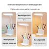 Smart LED Desk Lamp with Pen Holder - Eye-Friendly Reading Light for Dorms and Bedsides