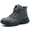 Rotating Buttons Indestructible Shoes Work Sneakers Safety Shoes Men Steel Toe Boots Puncture-Proof Protective Shoes Work Boots