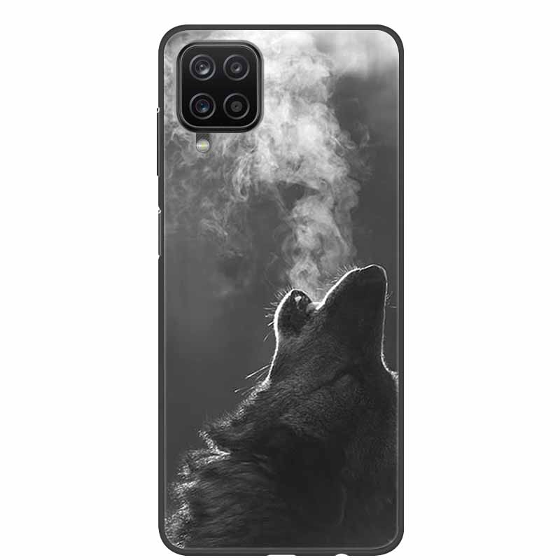 For Samsung A12 Case Marble Soft Silicone Back Case for Samsung Galaxy A12 GalaxyA12 Nacho A 12 SM-A125 Phone Cover Coque Fundas