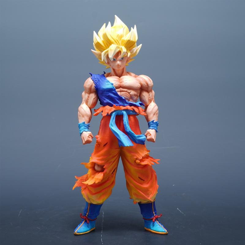 JD Chu Chao Wukong LK Dragon Ball figure three-headed carving replaces Super Saiyan animation peripheral statues and gives gifts.