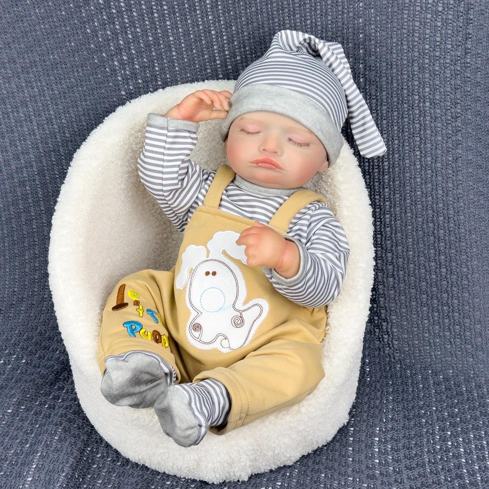 50cm Soft Simulation Baby Doll Rebirth Doll Children's Birthday Gift Doll