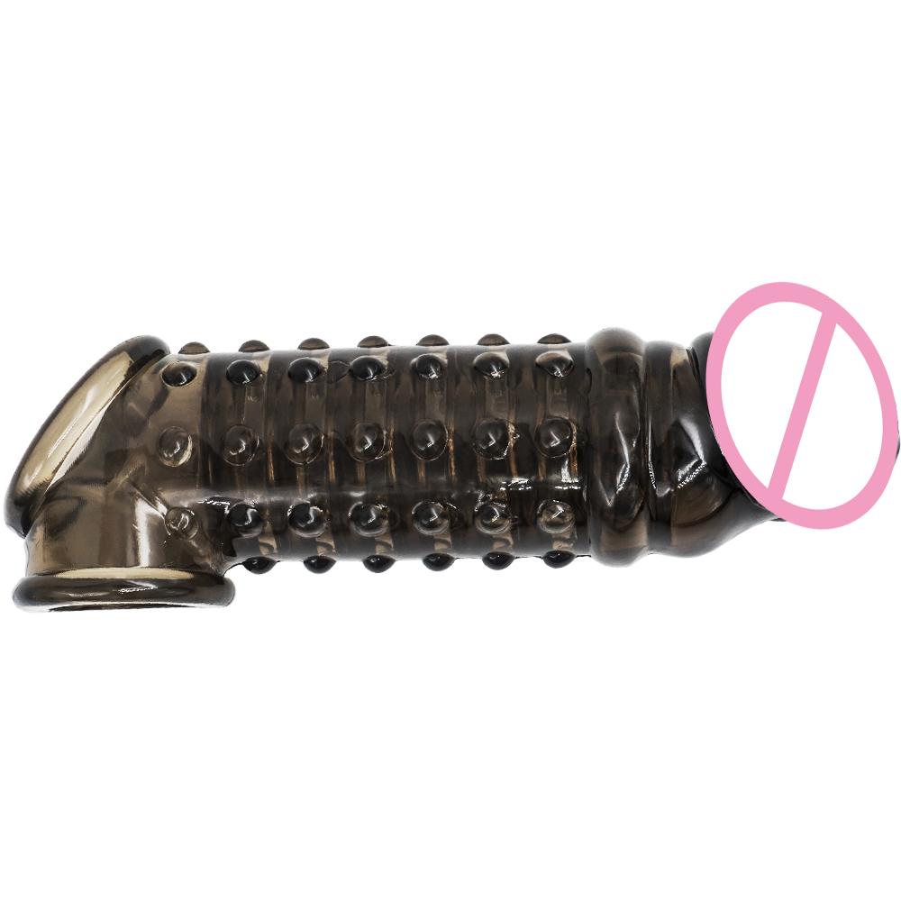 Delayed Ejaculation Penis Sleeve with G-spot Stimulation Function Spike Sleeve for Adults To Increase Passion Sex