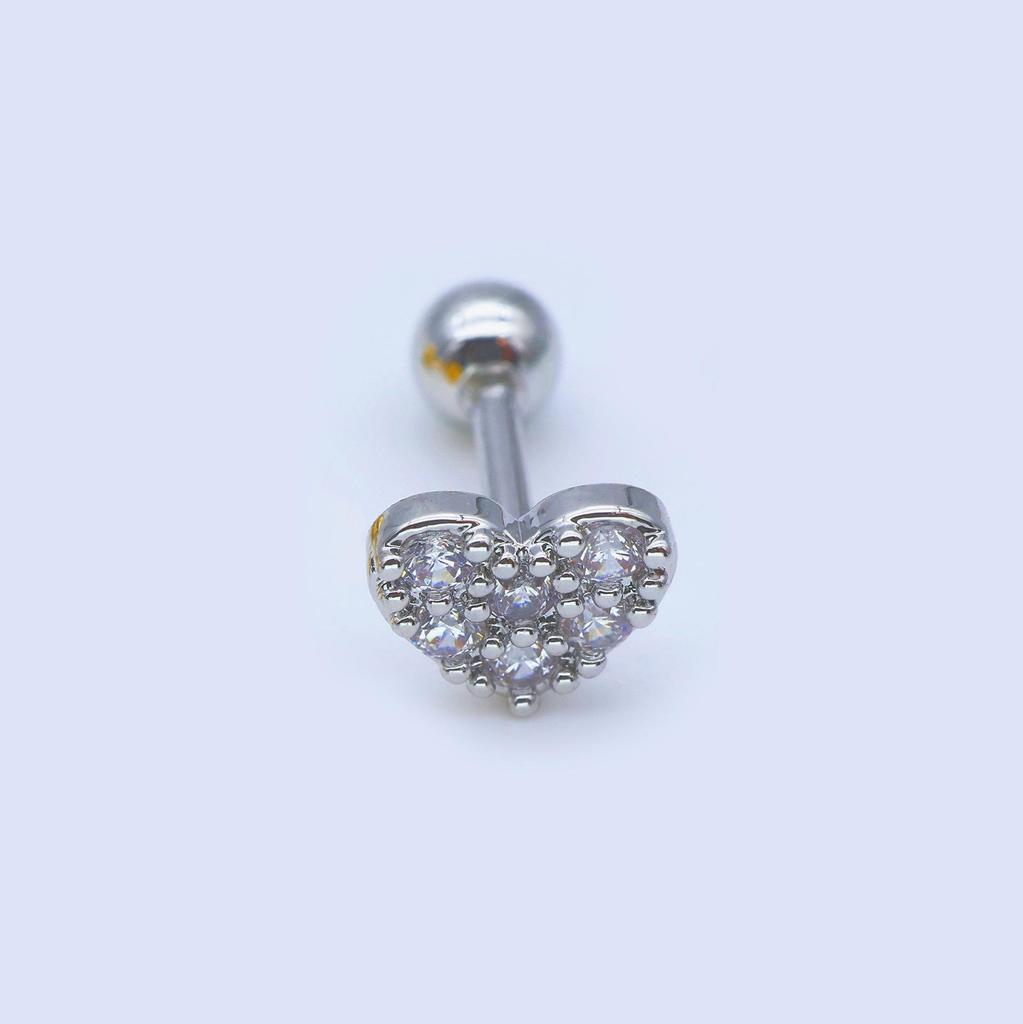 Unisex Fairy Zircon Studs: Ear, Nose, Tongue & Lip Piercing Jewelry