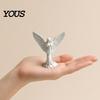 Elegant Angel Home Accent 3D Printed Figurine with Large Wings, Decorative Statue, Smooth Edge Sculpture Art Crafts Decoration for Shelf