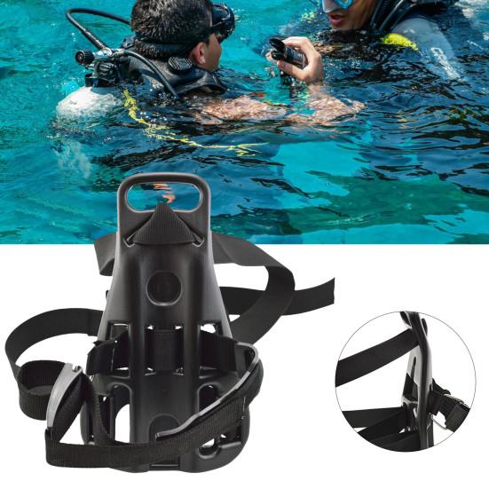 Supporto per bombola da sub Antiscivolo Regolabile Portatile Supporto per bombola di ossigeno Porta bombola da sub