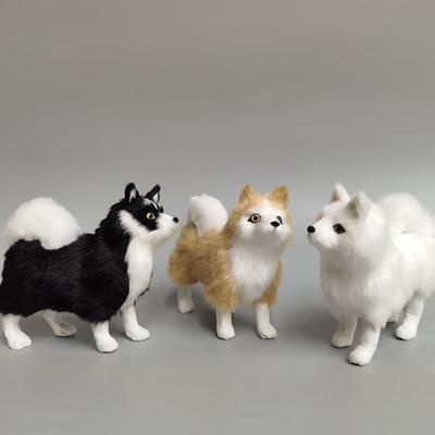 Simulation Hund Puppe Husky Simulation Samojede Weiß Welpen Schwarz Hund Grau Hund Husky Samojede