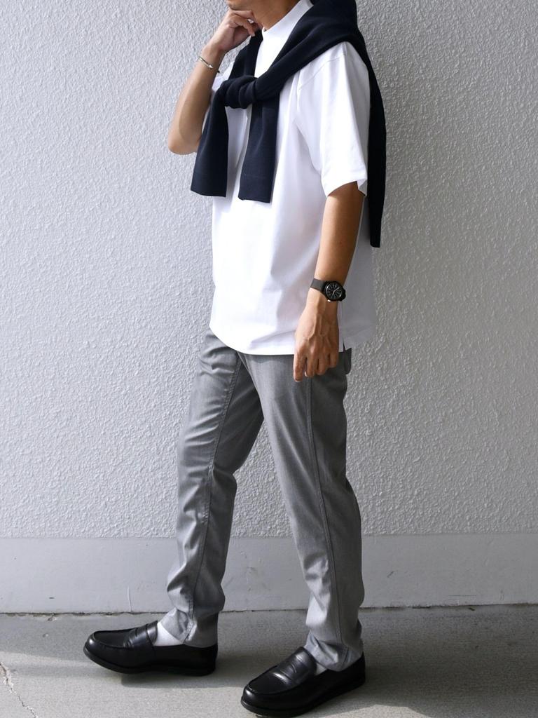 Summer Function Mock Neck 25SS 712110056 White SMALL Cool to the protection [SHIPS ANY] T-Shirt touch/Heat shielding/UV etc.