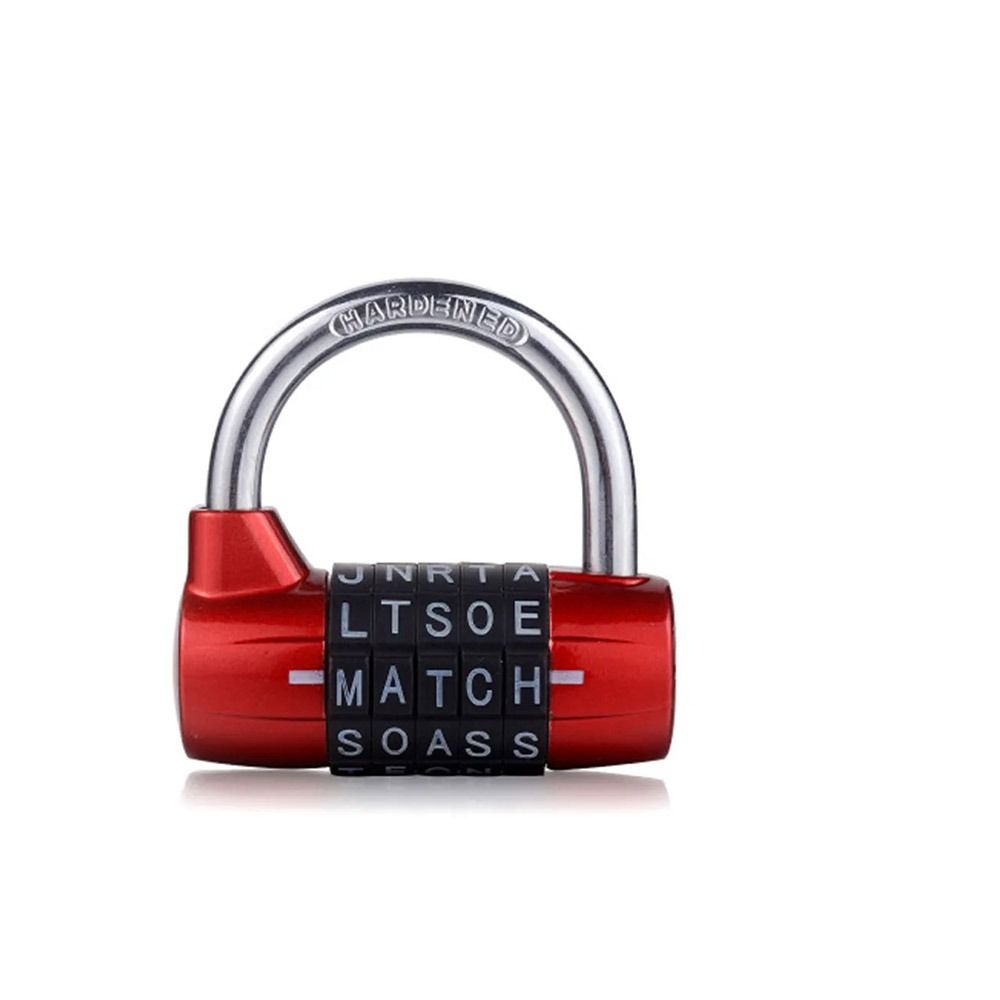 Security 5 Letter Combination Padlock Changeable Travel  Password Lock Code Password Lock  Toolbox