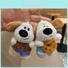 Adorable Cartoon Dog Plush Keychain Soft And Cuddly Cute Dog Character For Home Decor
