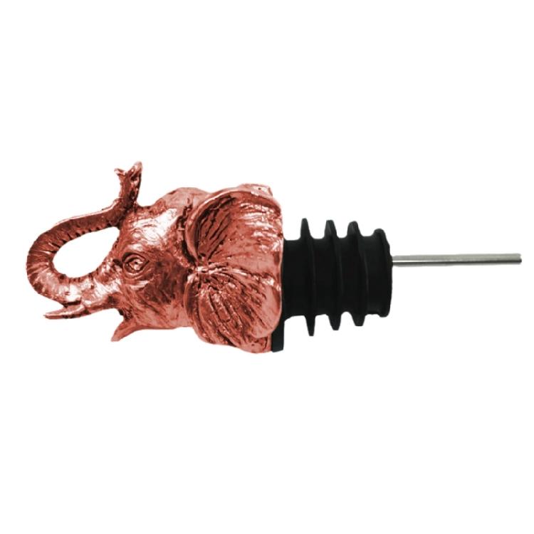 Practical Elephant Designs Wine Stopper Collectible Elephant Head Wine Stopper Crafted From Kirsite for Home Parties